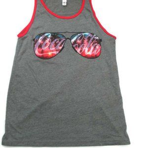 Coca-Cola Shades Gray Tank Top Size XL